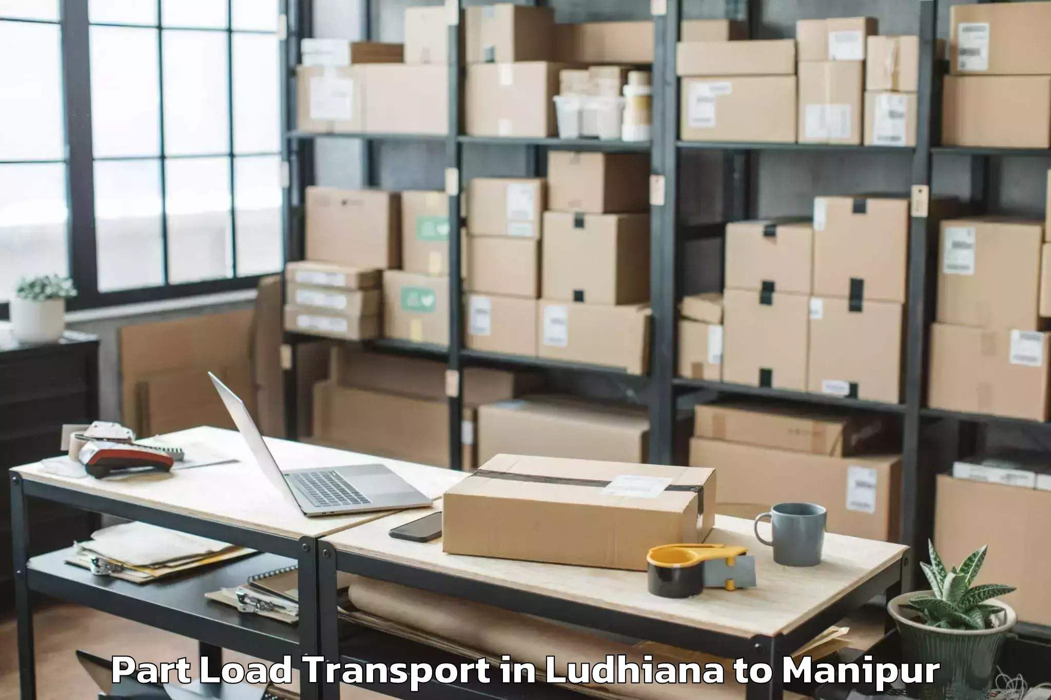 Affordable Ludhiana to Pherzawl Part Load Transport